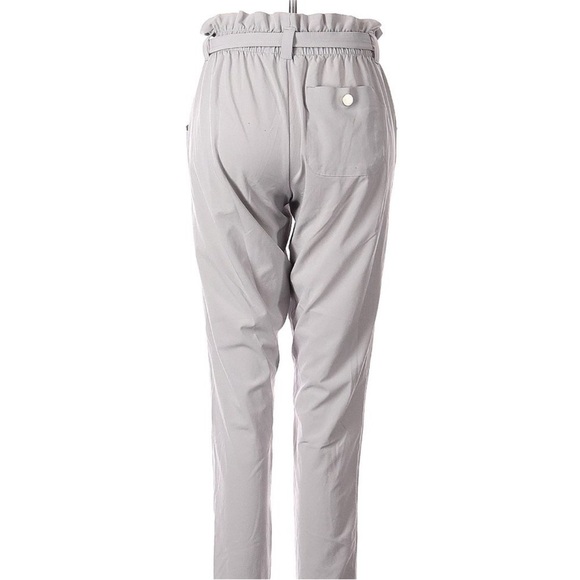 Athleta Gray Tie-Waist Pants - Picture 4 of 7